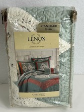 NEW - RARE Lenox CHIRP QUILT STANDARD SHAM Birds - B1 picture