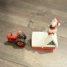 Department 56 A Christmas Story Santa on House w/ Tractor Resin Figurine NO BOX picture