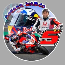 STICKER JOHANN ZARCO NUMBER 5 DUCATI PRAMAC MOTO GP GRAND PRIX MOTO ZA066 picture