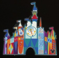 DLR It's a Small World Castles Wave A Series 3 2026 Hidden Mickey Disney Pin picture