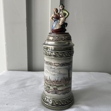 VTG Staffel Reinhold Merkelbach stoneware beer stein depicting Vienna .05L picture