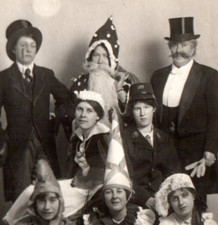 Santa Clause Costume St Nicholas RPPC Real Photo Postcard picture