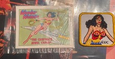 1979 POST CEREAL DC WONDER WOMAN MINI COMIC CHEETAHS JEWEL CAPER With 70s Patch picture