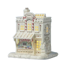 Lenox Mistletoe Park CANDY SWEET Store Lights Up New In Box picture