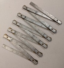 Master Rule Co. No 516 - Vintage Metal Folding Rule, Aluminum and Brass, 72