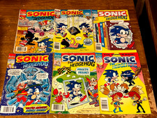 Lot of (6) 1994/95 SONIC THE HEDHOG Archie Comic Books  No'S 7,9,10,11,23 & 24 picture