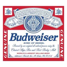 Budweiser Logo Sticker Classic Beer window laptop bumper vinyl decal picture