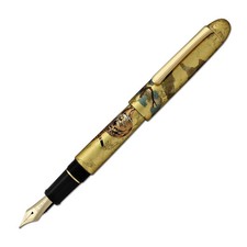 Platinum Fountain Pen, F Fine Nib, 3776 Century, Kanazawa Gold Leaf, Matsutora picture