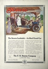 1910 Ad (10  X 14 inches) F B Stearns Co Landaulet An Ideal Enclosed Car 15-30HP picture