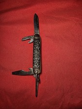🔥Vintage Camillus 4-Blade Camp Utility Pocket Knife New York USA 1946-1956🔥 picture