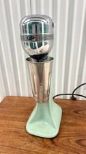 Vintage 1950s Aqua Oster Malt Milkshake Mixer Model 40 Working Original picture