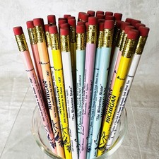 40 Vintage Michigan State Souvenir Pencils Atlas NOS Wolverine State Lot picture
