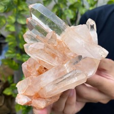 1.3lb Large Natural Clear White Quartz Crystal Cluster Rough Healing Specimen picture
