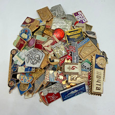 Vintage Soviet Pins, lot of 66 pcs picture