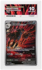 Mightyena 243/217  Ascended Heroes Illustration Rare ACE 10 🐶 picture