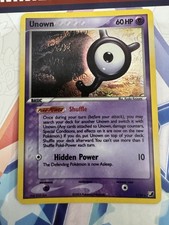 Pokemon Tcg - Unown Y/28 Holo Rare EN EXC EX Unseen Forces picture