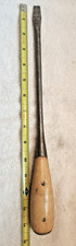 Large Vintage Irwin USA Split Wood Handle Screwdriver Perfect Handle Nice Tool picture