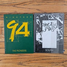 VINTAGE 1994-95 SOUTH MIDDLE SCHOOL THE PIONEERS YEARBOOKS, DOWNEY CA. picture