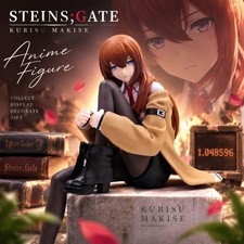 Steins Gate Kurisu Makise Noodle Stopper PVC Figure Anime Display Model Toy picture