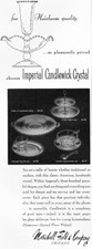 Imperial Glass Candlewick Crystal Tidbit Tray Mayonnaise Set Plate 1952 Print Ad picture