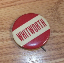 Vintage Felt Crafters Plaistow, N.H. Whitworth Collectible Button Pin picture