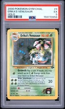 2000 Pokémon Gym Challenge Erika's Venusaur #4/132 Holo PSA 5 EX WOTC picture