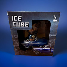 FOCO Ice Cube LA Dodgers Bobblehead MLB Baseball Resin Figure Exclusive picture