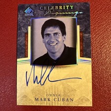 TURBO RARE 2005 SP Signature Edition CELEBRITY MARK CUBAN AUTO MAVERICKS picture