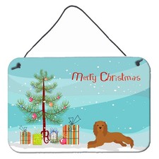 Caroline's Treasures CK3495DS812 Ruby Cavalier King Charles Spaniel Christmas picture