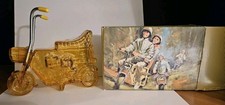 VTG 1970s Avon Amber Glass Mini-Bike Decanter Empty with Original Box picture