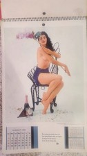 playboy 1959 calendar with outside cover picture