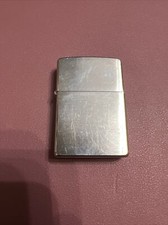 Zippo 2011 Satin Brushed Chrome Lighter Rare Nice picture