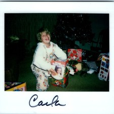 c1970s Carla Cute Girl Kenner Baby Wet & Care Doll Christmas Tree Snapshot Photo picture