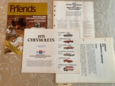 1974-77 Chevrolet Dealer Literature Lot 1975 Chevy Brochure 1974 Info Guides picture