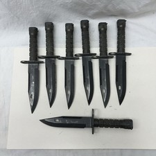 USGI M9 Lan-Cay Military Fixed Black Blade Knife ONLY Grade B Straight Handle picture