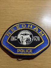 Needham, Massachusetts Police Department Patch Historical Memoribilia picture