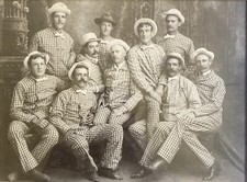 Vintage 1900’s Eugene OR Tug Of War Team Photograph Antique picture