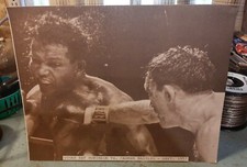 SUGAR RAY ROBINSON VS. CARMEN BASILIO Fight Poster 11x14 Photo Print SEPT 1957 picture
