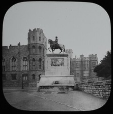 KING CHARLES II WINDSOR CASTLE ENGLAND C1890 OLD PHOTOGRAPH Magic Lantern Slide picture