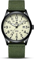 DAD'S Day Gift, Military Sport Nylon Strap Stylish for Men Waterproof Army picture