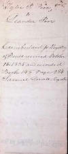 1835 Deed Abstract Tyler P Poor to Leander Poor Cumberland Book 145 Page 284 picture