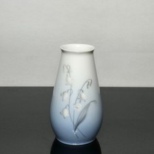 Bing & Grondahl B&G 57/256 Lily of the Valley Porcelain Vase Denmark picture