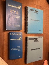 Lot of Norfolk Southern Railroad Manuals, Track Charts and Conrail Manuals ZTS picture