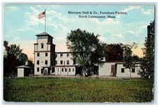 Merriam Hall Co. Furniture Factory North Leominster Massachusetts MA Postcard picture