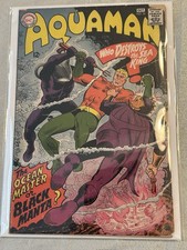 Aquaman #35 Comic First Appearance of Black Manta DC Comics 1967 Silver Age picture