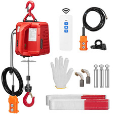 3in1 Electric Hoist Winch 1100lbs, 40ft Lifting Height for Towing picture