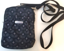 Baggallini Bryant Pouch RFID Black Diamond Print Small picture