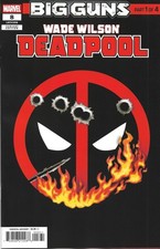 WADE WILSON: DEADPOOL #8 CROSSOVER LOGO VARIANT [BG] (VF to VF+) (MARVEL 2026) picture