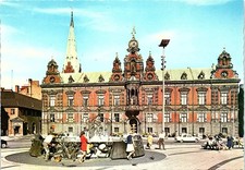 Vintage Postcard Stortorget City Hall Malmo Sweden  picture