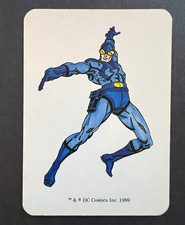 1989 Mayfair Games DC Heroes 2nd Ed Blue Beetle Ted Kord Vintage Card picture